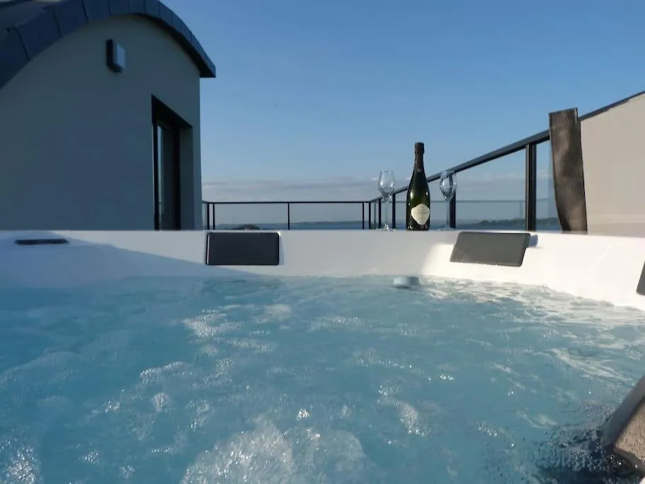 Maison Contemporaine Avec Vue Mer, Piscine Interieure, Classee 5 Etoiles لوكيوريك