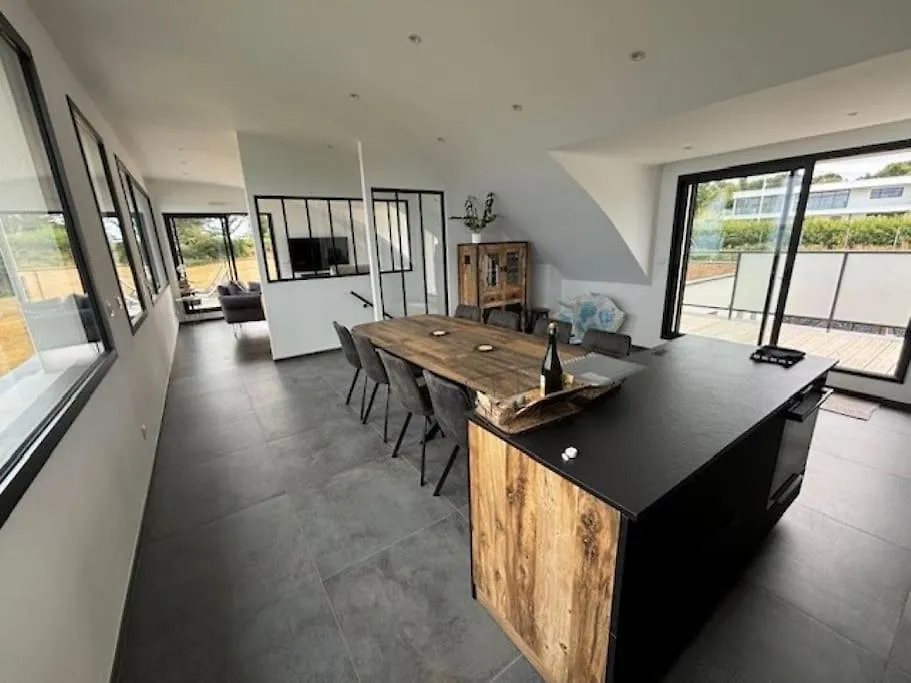 Maison Contemporaine Avec Vue Mer, Piscine Interieure, Classee 5 Etoiles لوكيوريك فرنسا