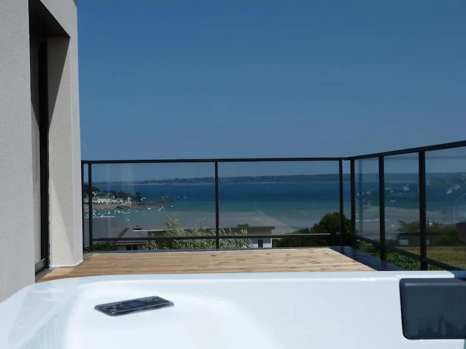 Maison Contemporaine Avec Vue Mer, Piscine Interieure, Classee 5 Etoiles لوكيوريك 0*,  فرنسا